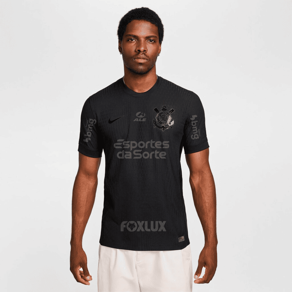 Camisa Corinthians 2024/25 II Jogador Com Patrocínios