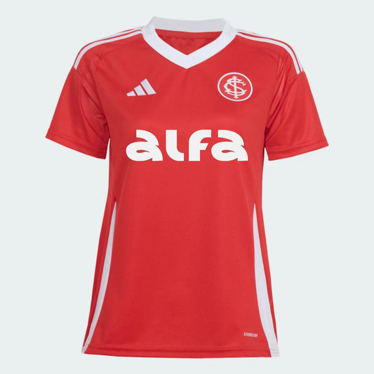Camisa Feminina Internacional 2025/26 I Torcedor Com Patrocínios