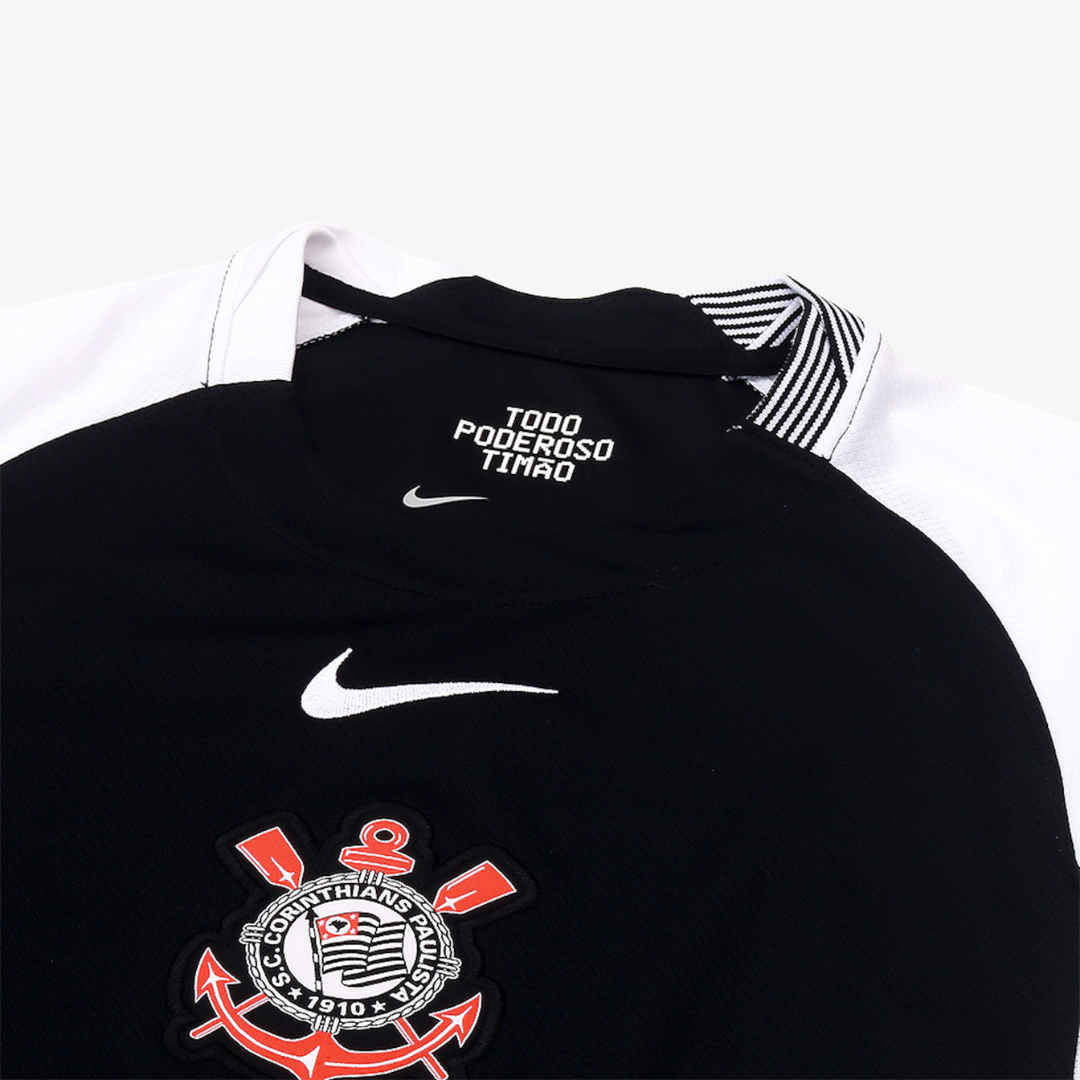 Conjunto Infantil Feminino Corinthians 2025/26 II