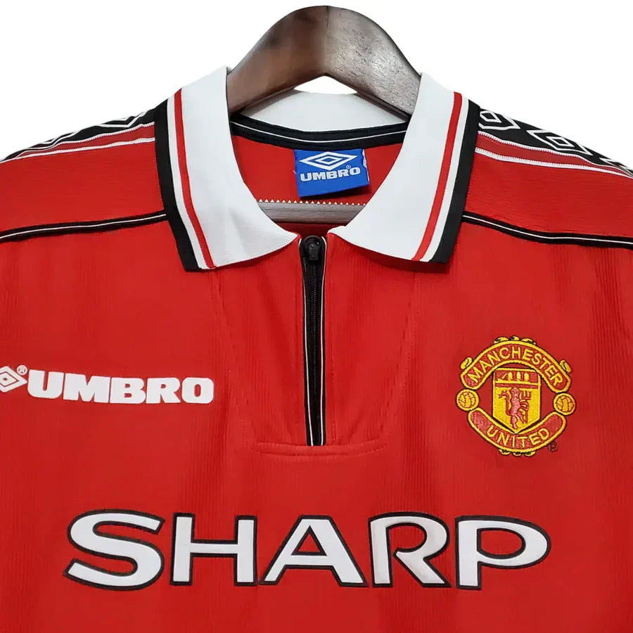 Camisa Manga Longa Manchester United 1998/99 Masculino