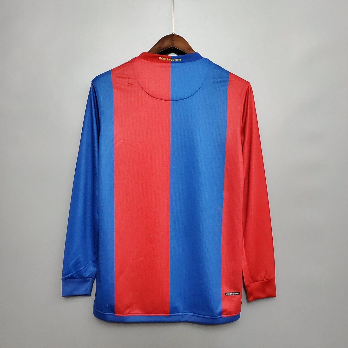 Camisa Manga Longa Barcelona 06/07 Grená