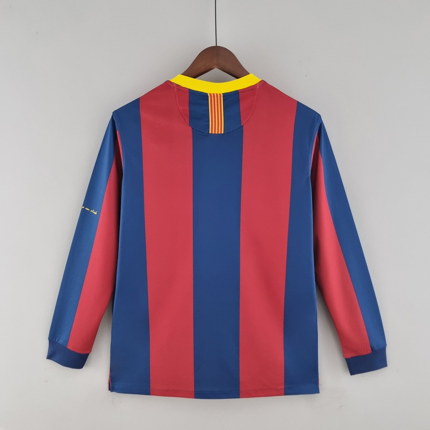 Camisa Manga Longa Barcelona 10/11 Grená