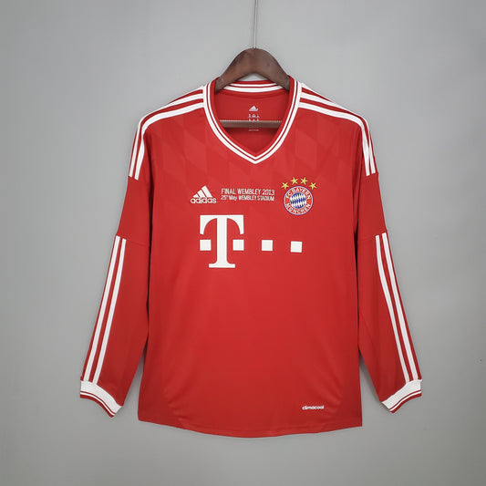 Camisa Manga Longa Bayern de Munique Champions League 2013/14