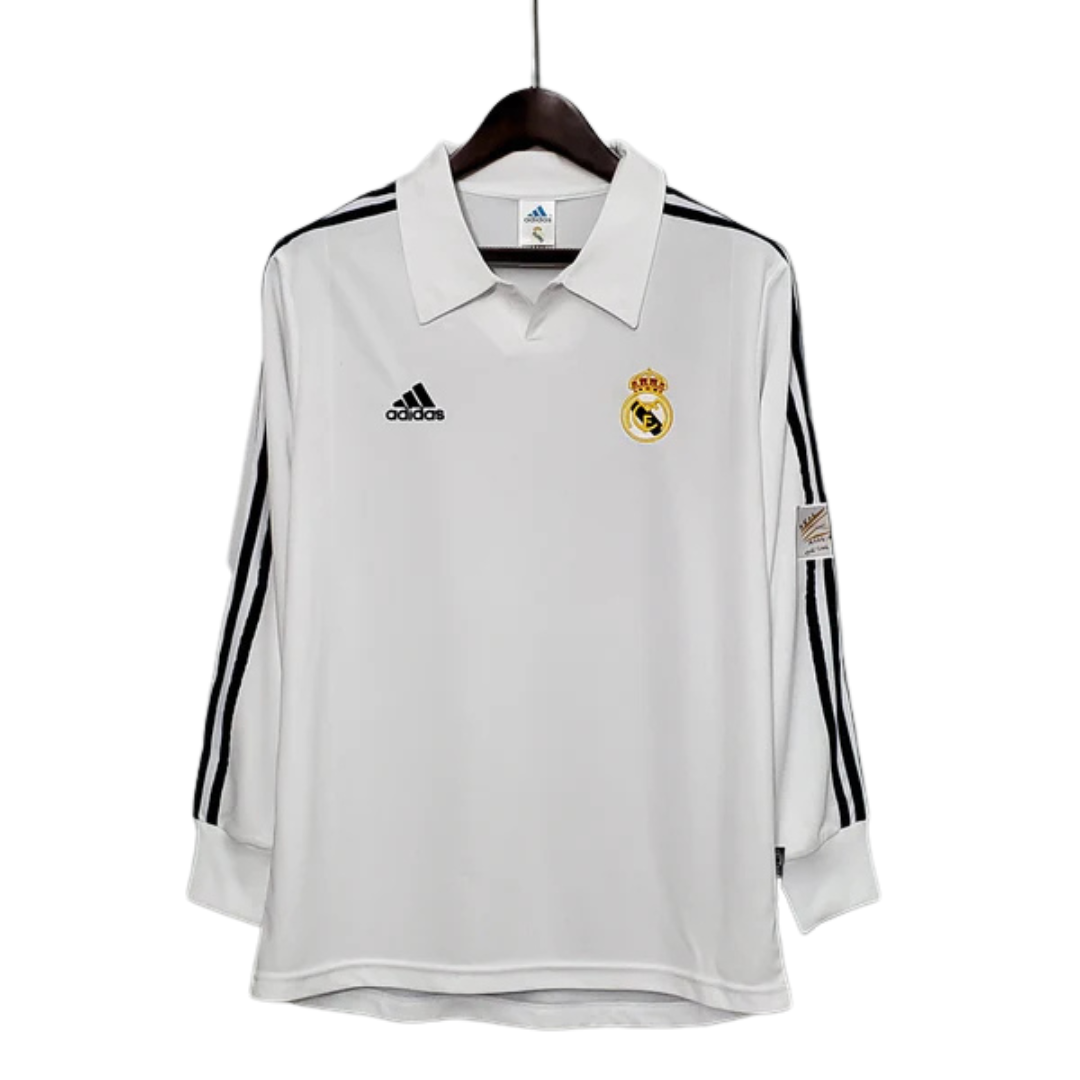 Camisa Manga Longa Real Madrid 2002