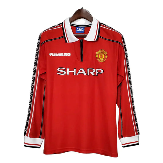 Camisa Manga Longa Manchester United 1998/99 Masculino