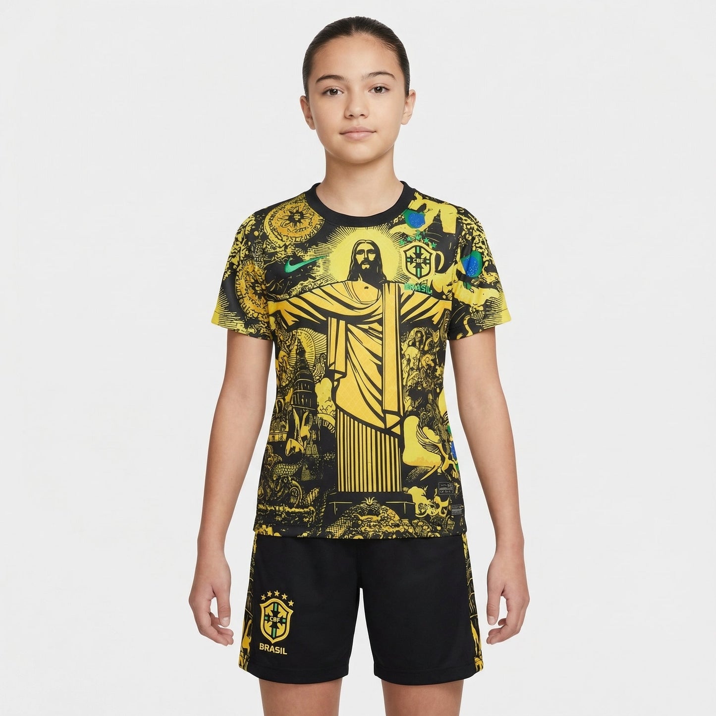 Conjunto Infantil Brasil Feminino 2024/2025 Edição Especial